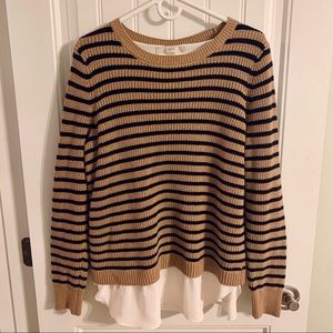 Loft split back sweater